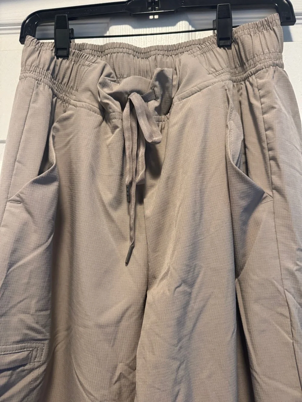 Eddie Bauer Taupe Drawstring Joggers Hiking Pants - Picture 3 of 6